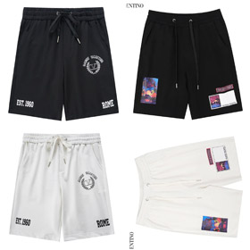 Valentino Elastic Waist Straight Leg Shorts-4910  